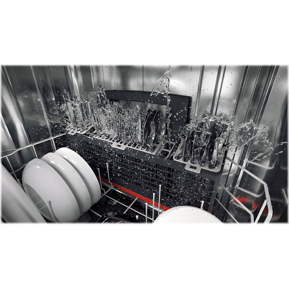 2025 Stainless Steel Interior Fingerprint Resistant Dishwasher with Hidden Controls – Stainless steel