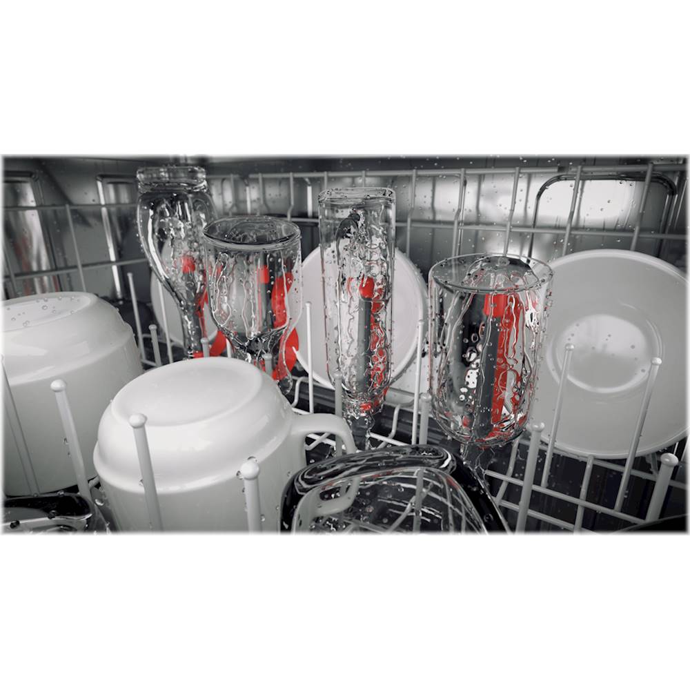 2025 Stainless Steel Interior Fingerprint Resistant Dishwasher with Hidden Controls – Stainless steel