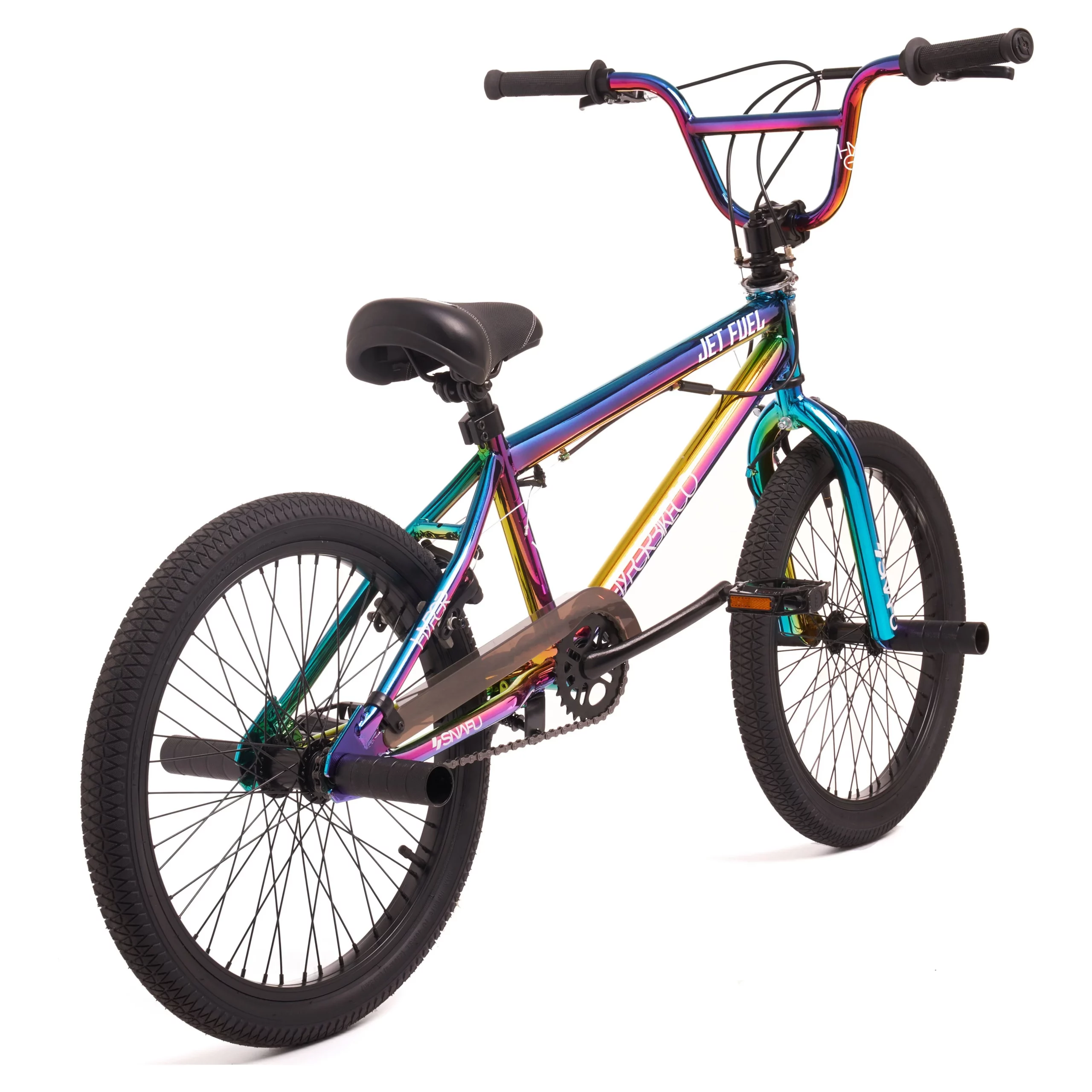 2025 Hyper Bicycles 20′′ Jet Fuel BMX Bike for Kids, Steel Frame, 360° Handlebar, Ages 8-13