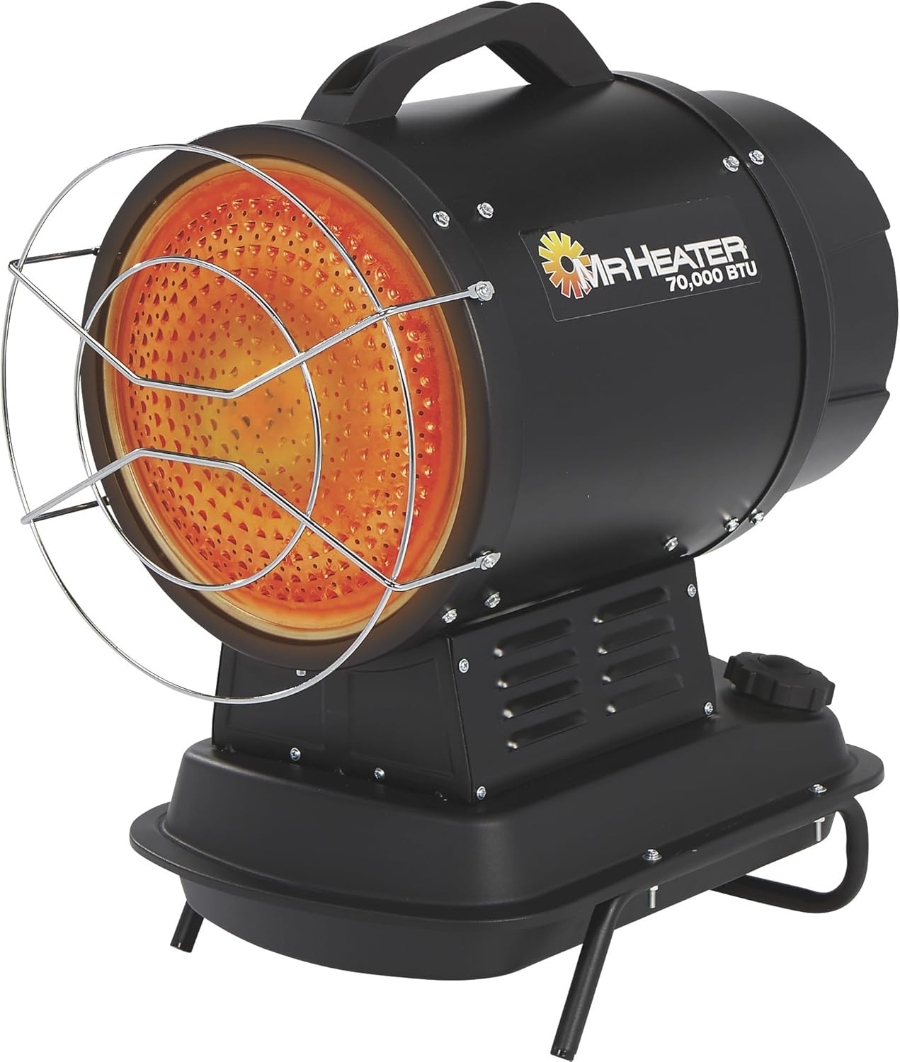 2025 Portable Kerosene Radiant Heater with Quiet Burner Technology for Jobsites, Workshops, Or Large Outdoor Areas