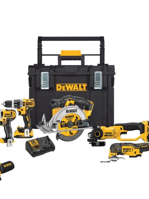 2025 20V MAX Cordless 7 Tool Combo Kit with TOUGHSYSTEM Case, (1) 20V 4.0Ah Battery and (2) 20V 2.0Ah Batteries DCKTS781D2M1 sgtnighsdesigns