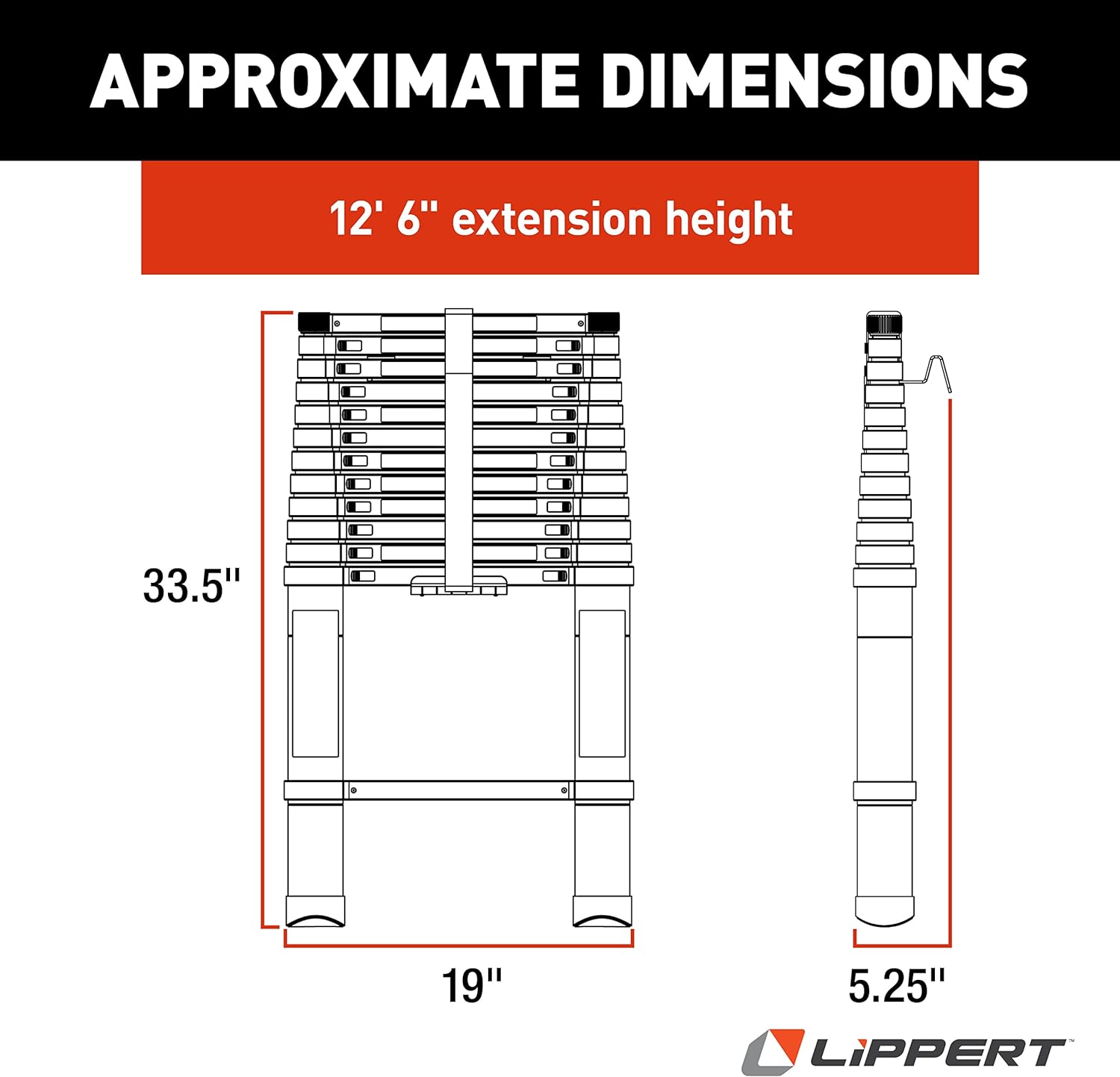 2025 Components On The Go Ladder Telescoping Ladder