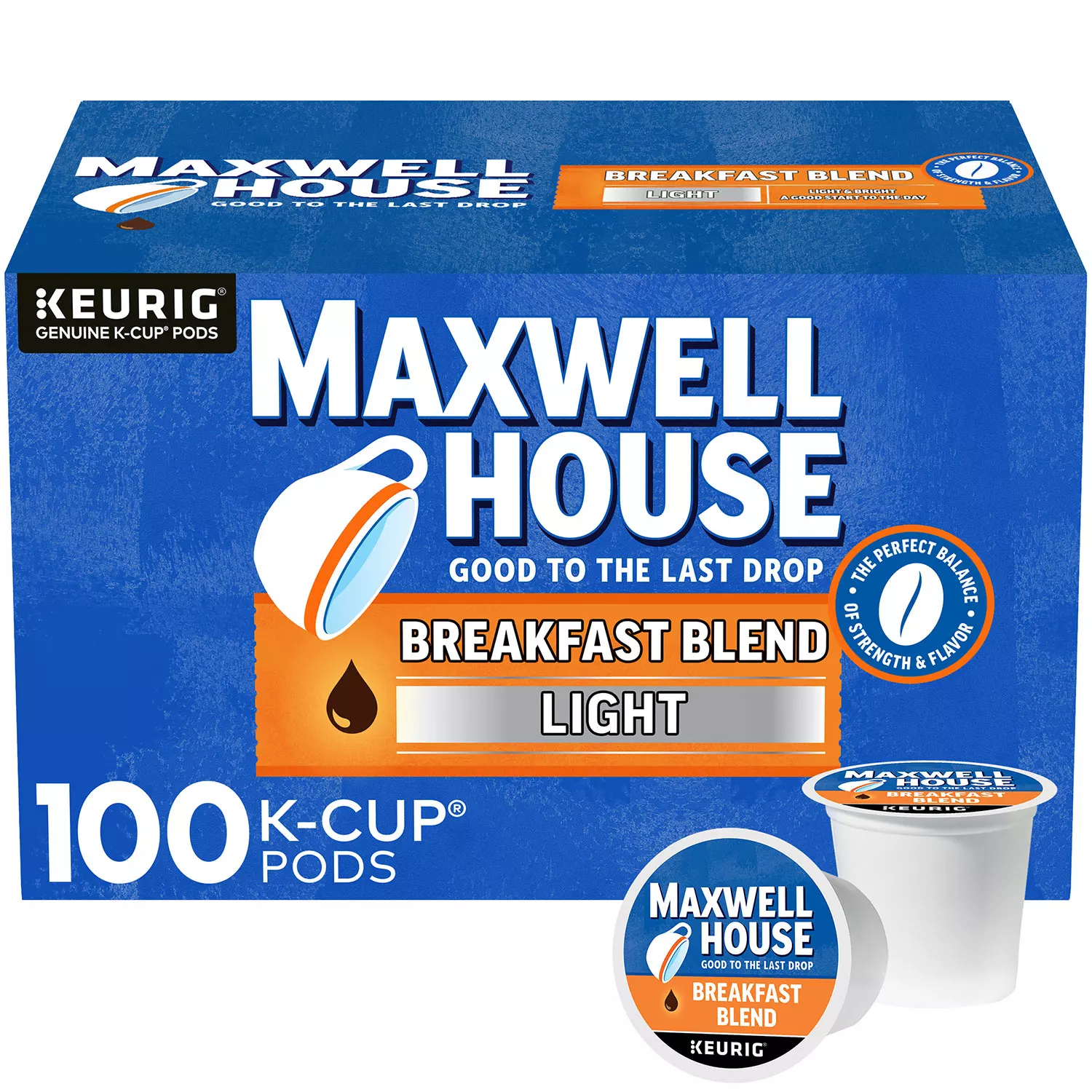 2025 House Breakfast Blend Light Roast K-Cup Coffee Pods (100 ct.)