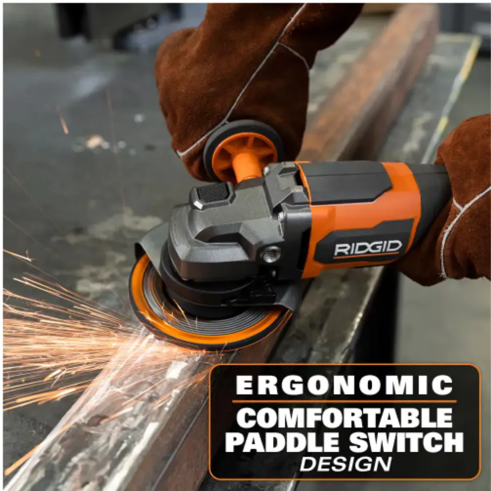 2025 8V Brushless Cordless 4-1/2 in. Angle Grinder Kit with 4.0 Ah Battery and Charger