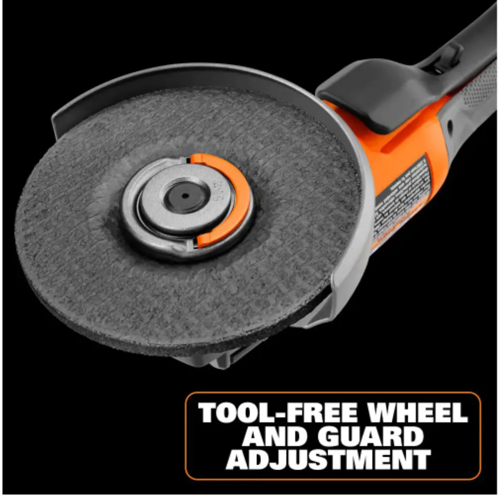 2025 8V Brushless Cordless 4-1/2 in. Angle Grinder Kit with 4.0 Ah Battery and Charger