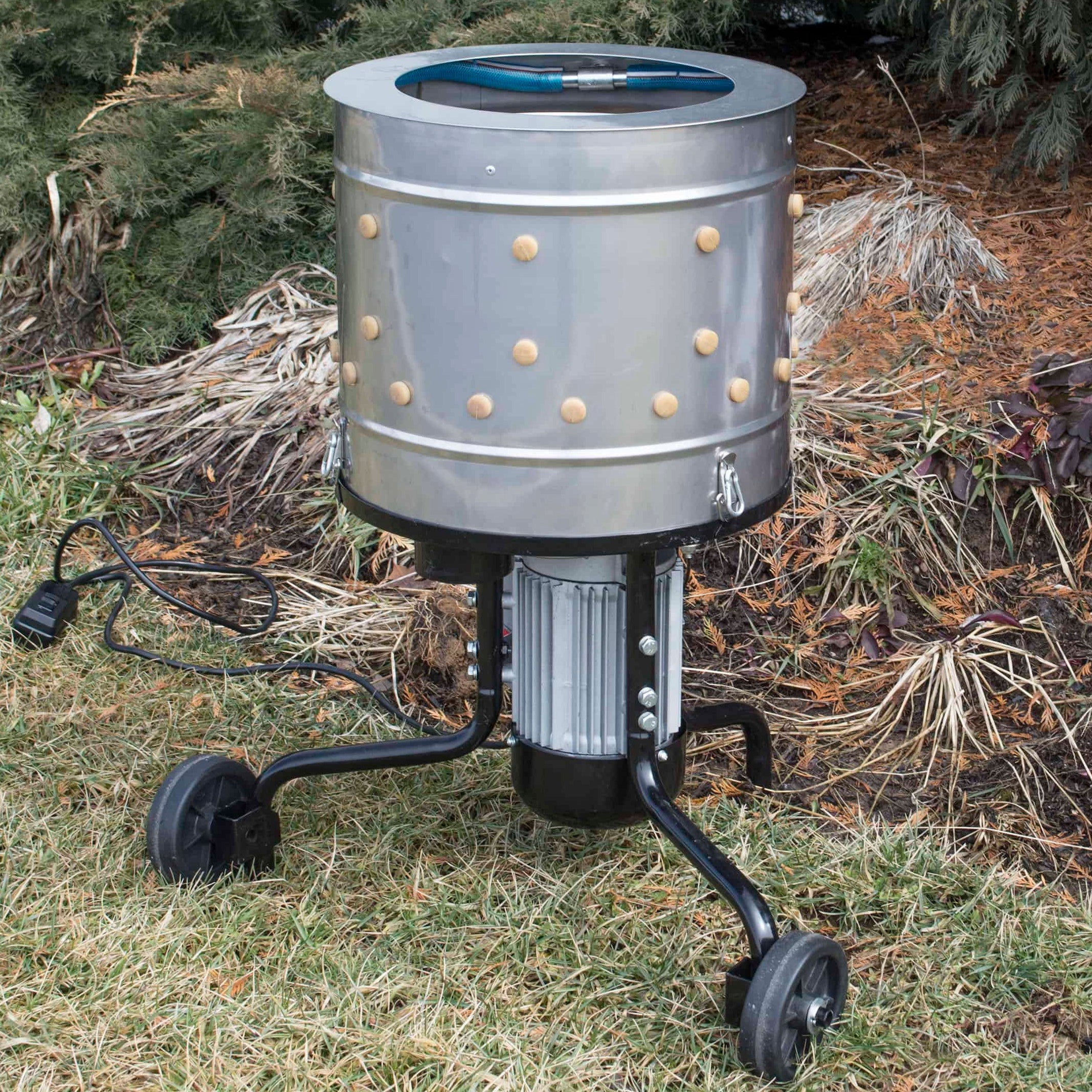 2025 Powerful Poultry Chicken Turkey Duck Feather Plucker Machine