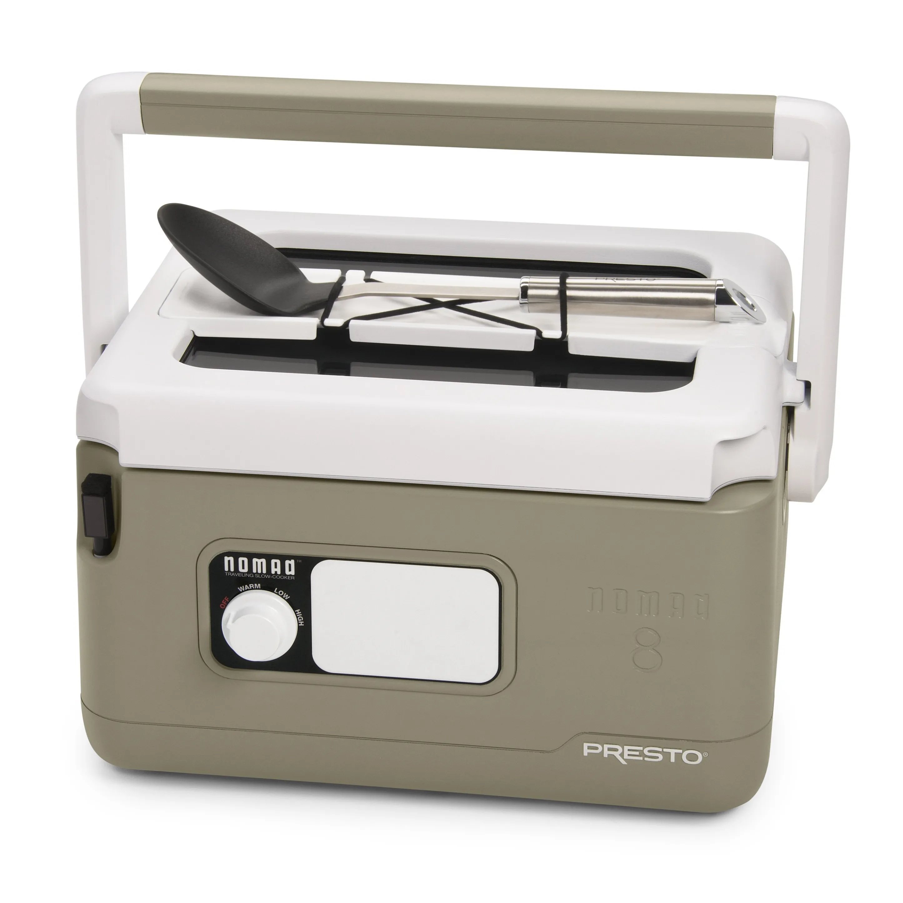 2025 8-QUART NOMAD TRAVELING SLOW COOKER IN TAN