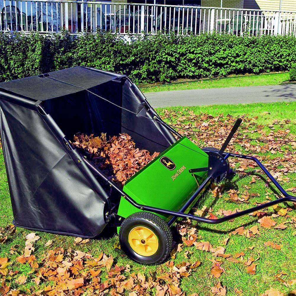 2025 Deere 42′′ Tow-Behind Lawn Sweeper, 24 cu. ft. Capacity, Adjustable Brushes