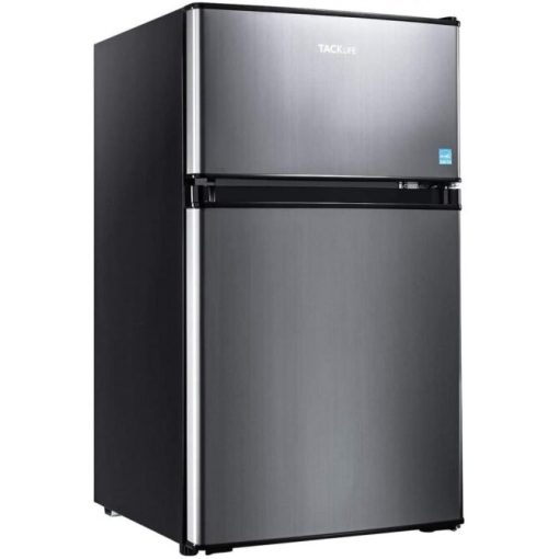 2025 Mini Fridge with Freezer, 3.1 Cu.Ft Small Refrigerator, Compact Refrigerator with LED Light flarmor