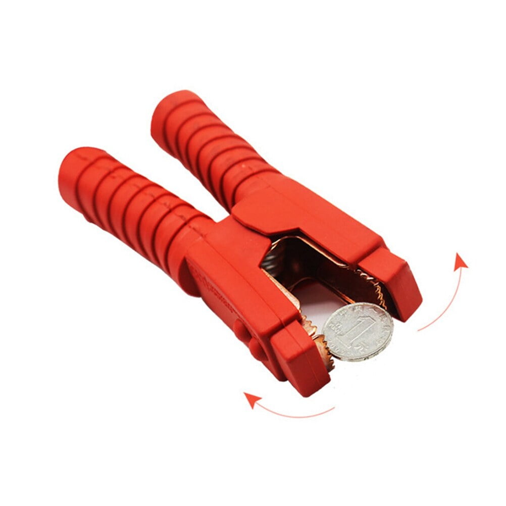 2025 6m 3000A Car Battery Power Emergency Cable Jump Start Firing Line Power Wire Copper Clip Clamp Boost Cord Bateria Auto (Black and Red)