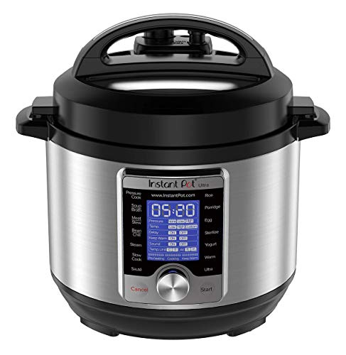 2025 Pot Ultra Mini 3-Quart Programmable Cooker, Stainless Steel, 16-in-1, Silver, Touch Control, UL Certified