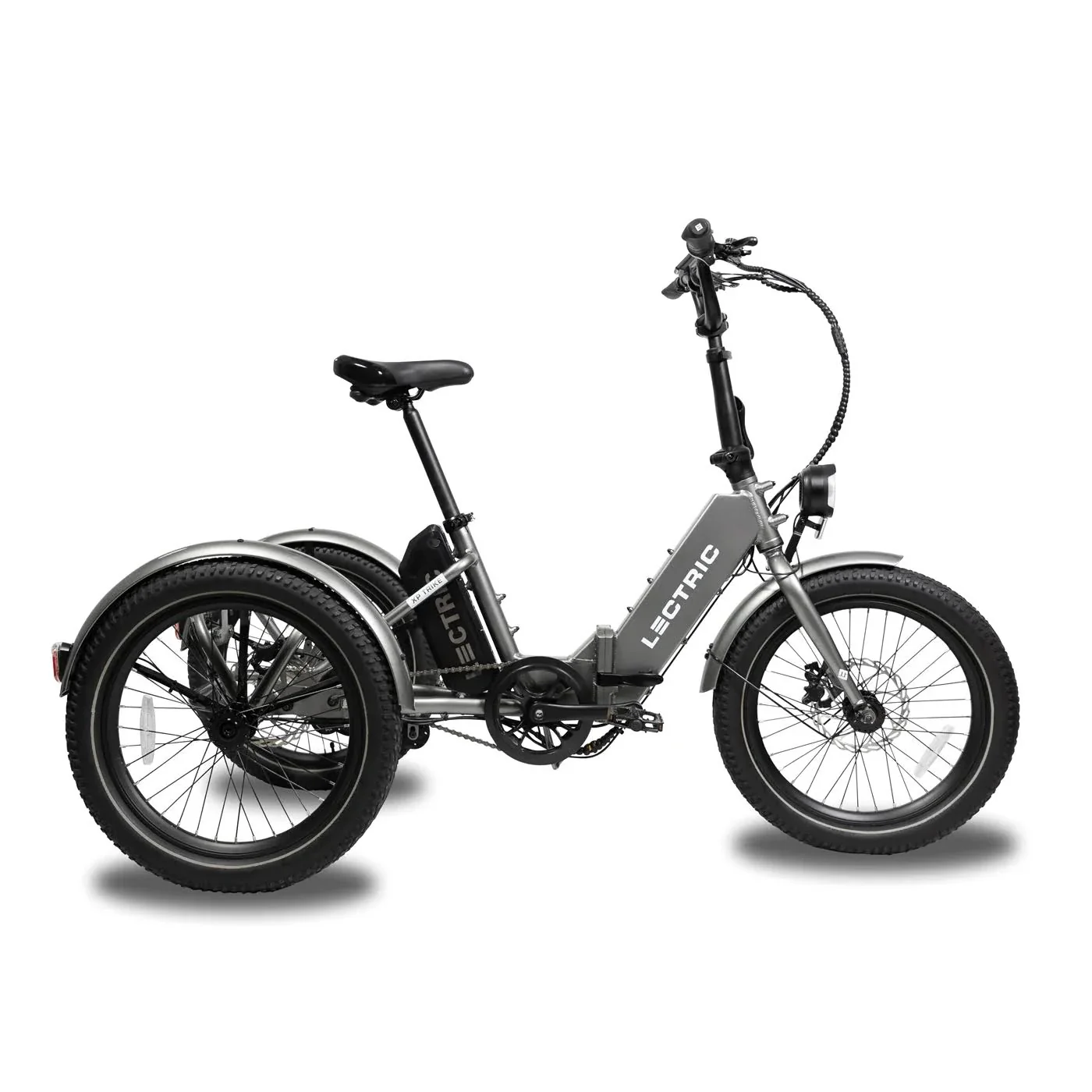 2025 Adult Folding 3 Wheel Electric Tricycle | Best Affordable Fully Assembled Lightweight Class 2 Motorized eTrike | Great for Seniors