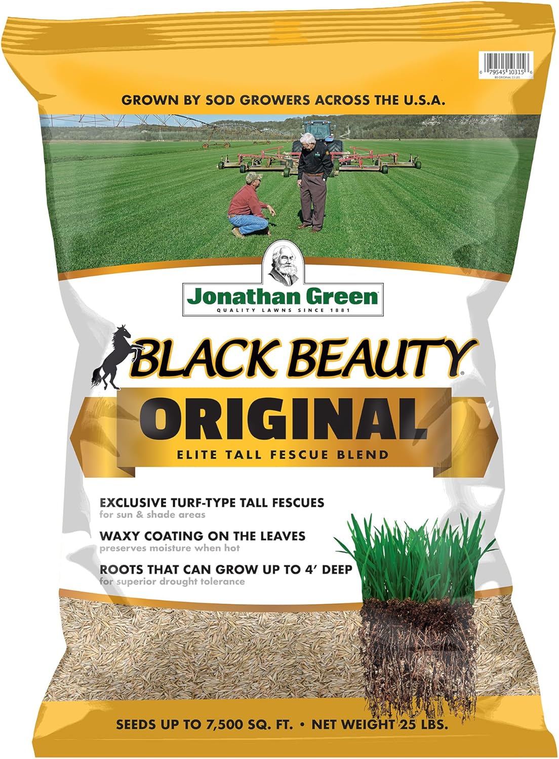 2025 10315 Black Beauty Grass Seed Mix, 25-Pound