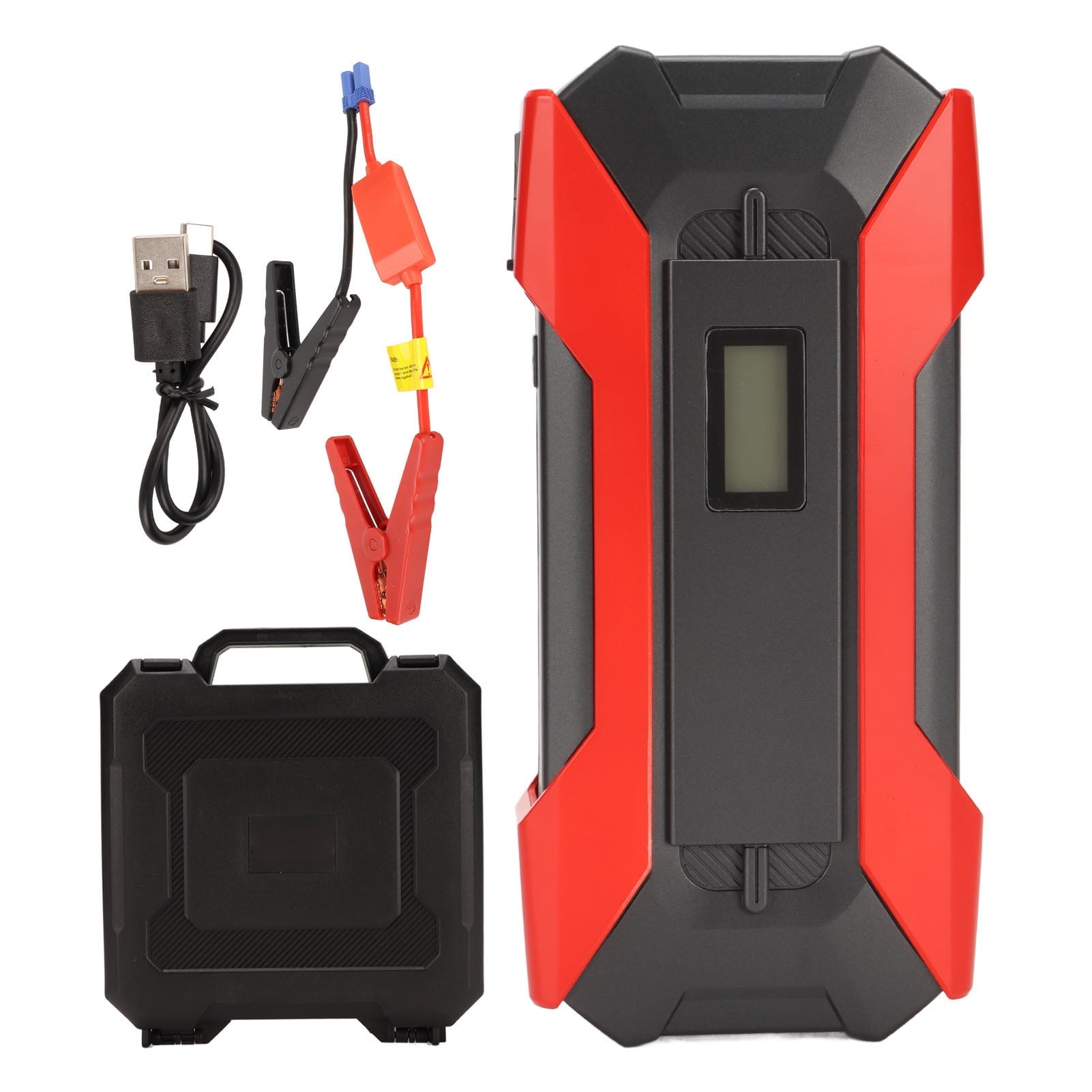 2025 1500A 12000mAh USB Fast Charging 3 LED Light Modes Waterproof Car Jump Starter with LCD Display,Flash Sale,Flash Sale