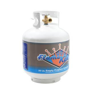 2025 20 lbs Propane Tank with OPD Valve, Steel Construction, Rust-Resistant