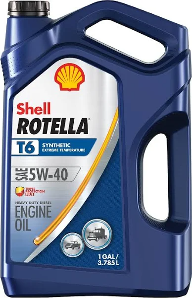 2025 T6 5W-40 Full Synthetic DIESEL Engine Oil - 1 Gal
