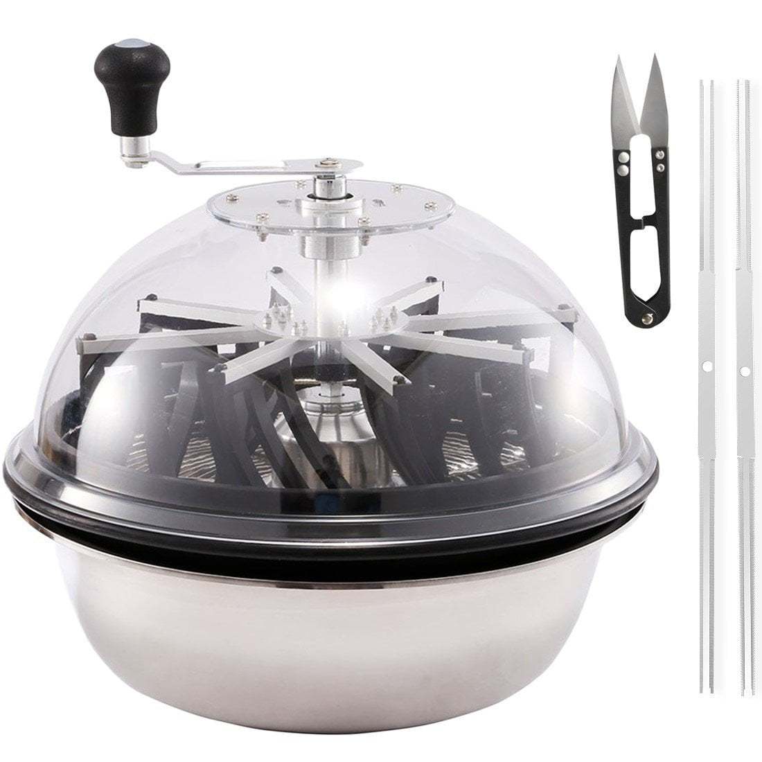 2025 19′′ Leaf Bowl Trimmer with Sharp Stainless Steel Blades for Wet & Dry Cutting