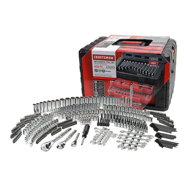 2025 450 Piece Mechanic s Tool Set With 3 Drawer Case