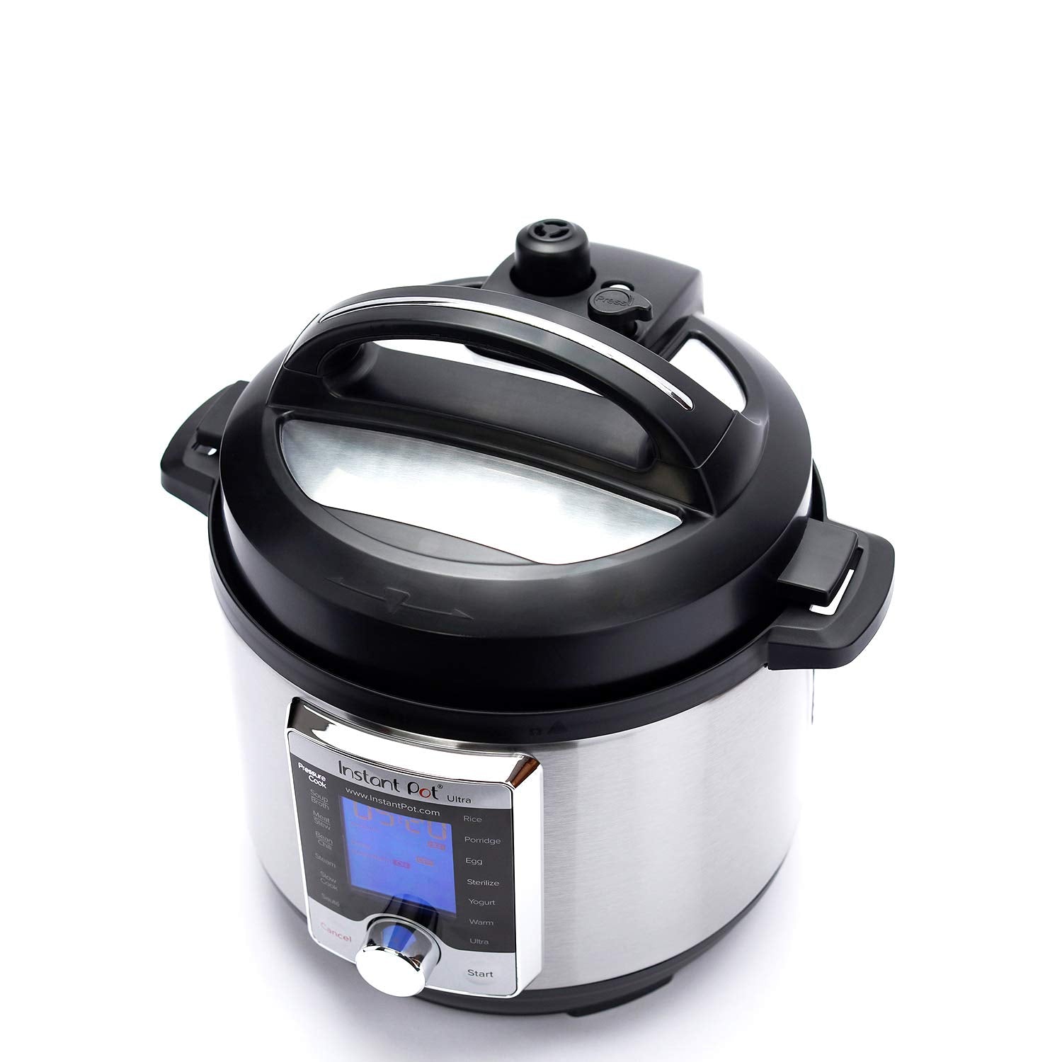 2025 Pot Ultra Mini 3-Quart Programmable Cooker, Stainless Steel, 16-in-1, Silver, Touch Control, UL Certified