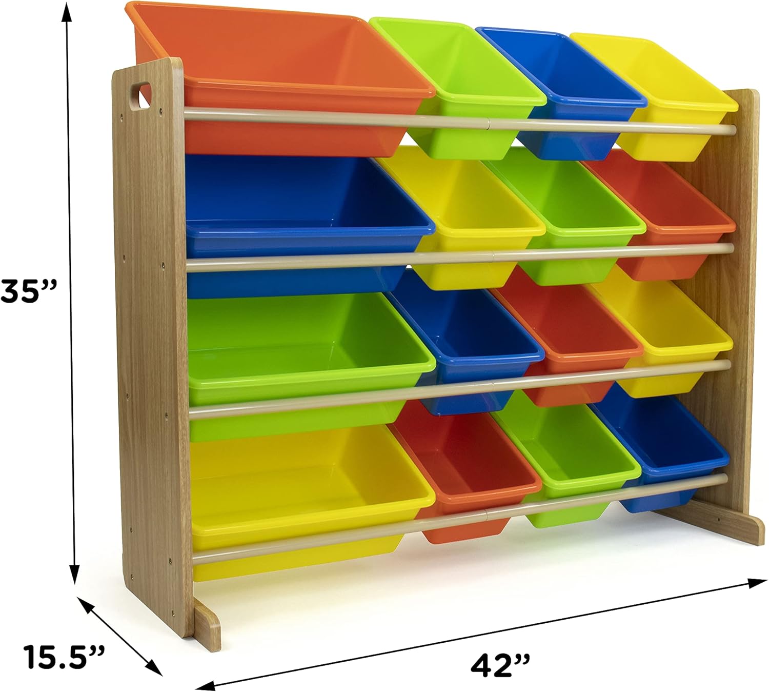 2025 Crew Kids Toy Storage Box 2 Set with 16 Bins & 12 Bins