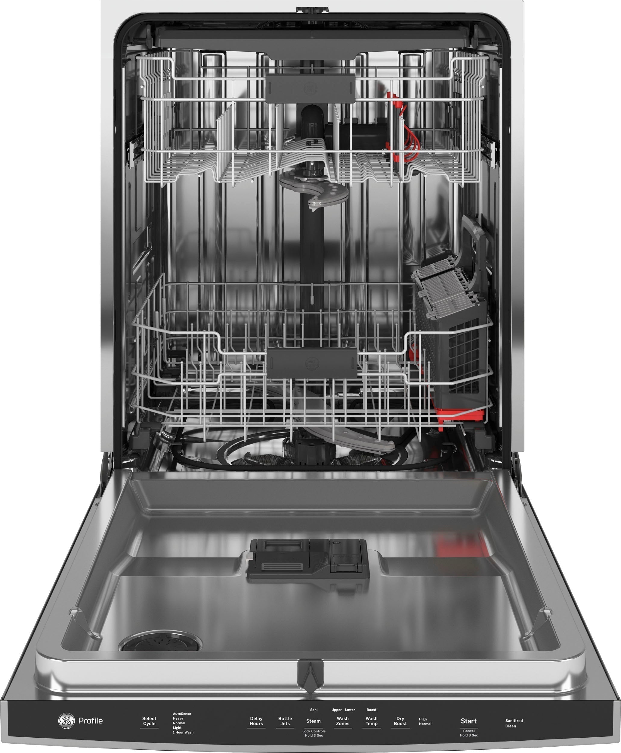 2025 Stainless Steel Interior Fingerprint Resistant Dishwasher with Hidden Controls – Stainless steel