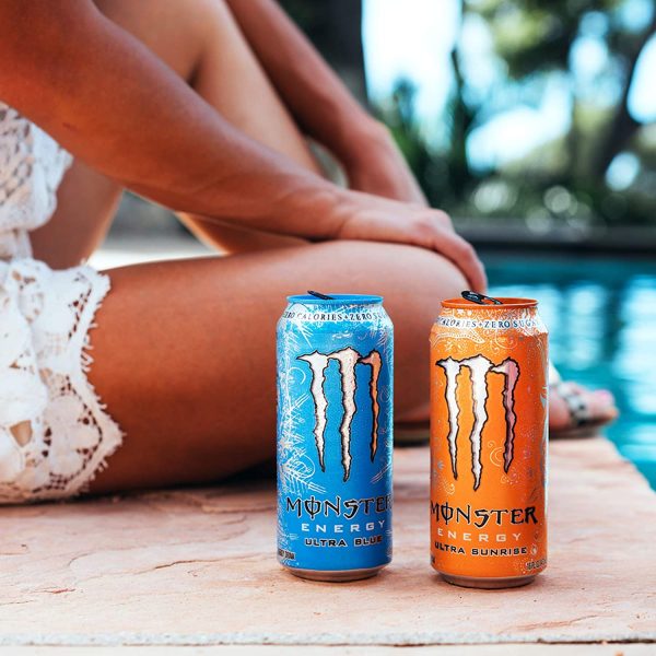 2025 Monster Energy Ultra Violet, Sugar Free Energy Drink, 16 Ounce (Pack of 24)