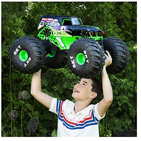 2025 Grave Digger All-Terrain RC Monster Truck with Lights, 2.4GHz Controller, 2ft Long