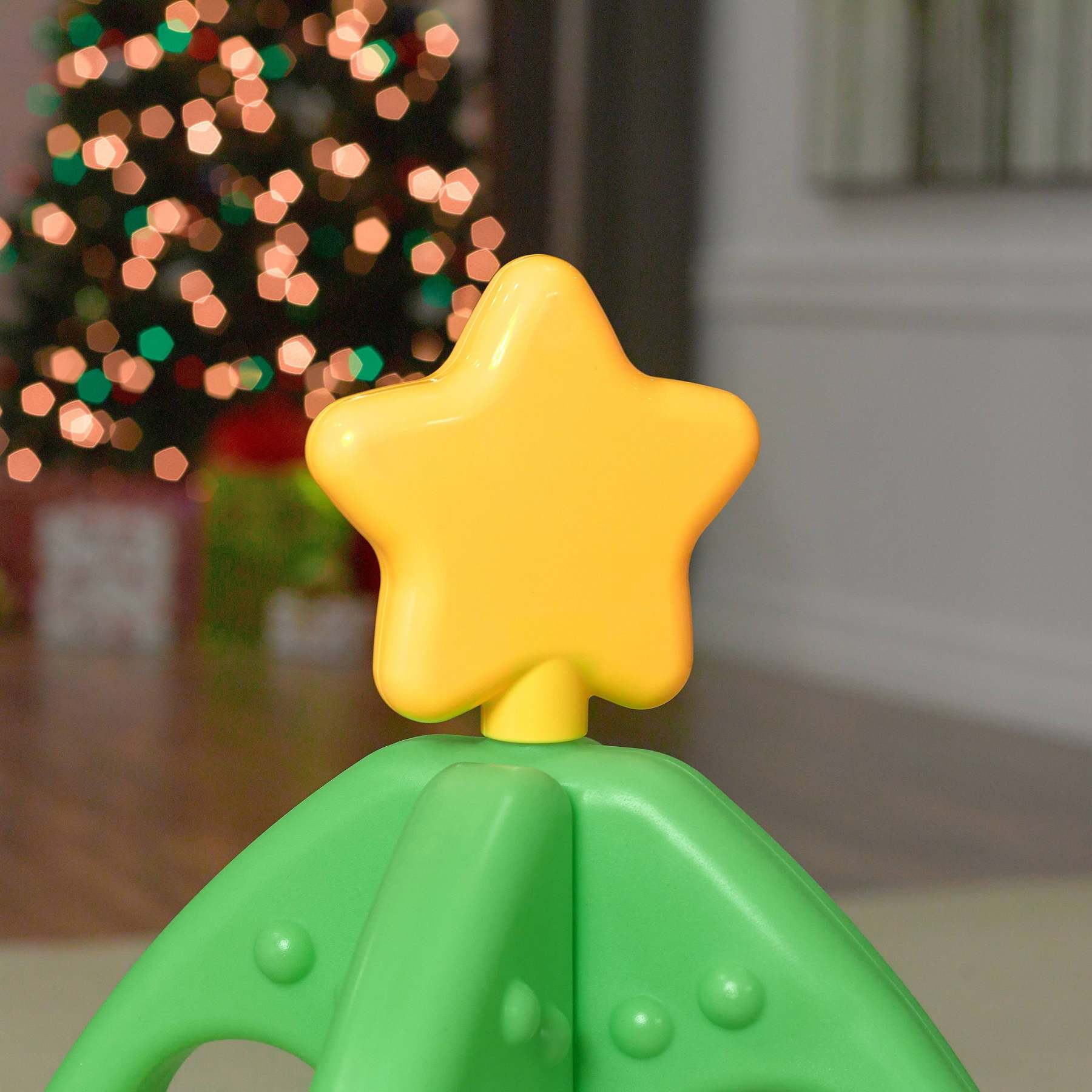 2025 Step2 My First Christmas Tree – 33′′ Kids’ Plastic Tree with Ornaments & Train Set