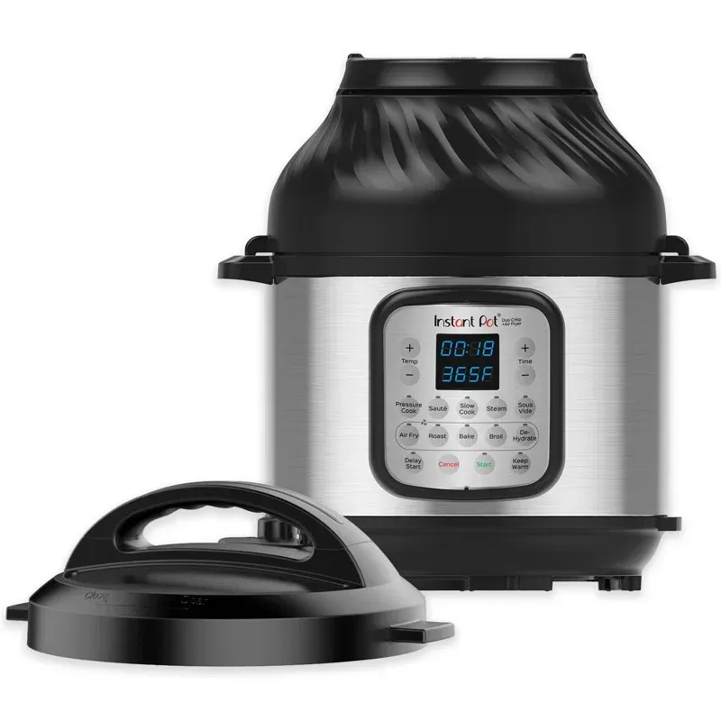 2025 Instant Pot Duo Crisp 11-in-1 Air Fryer & Pressure Cooker, 8-Qt, Stainless Steel
