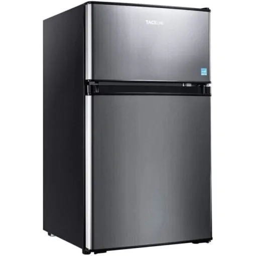 2025 Mini Fridge with Freezer, 3.1 Cu.Ft Small Refrigerator, Compact Refrigerator with LED Light flarmor
