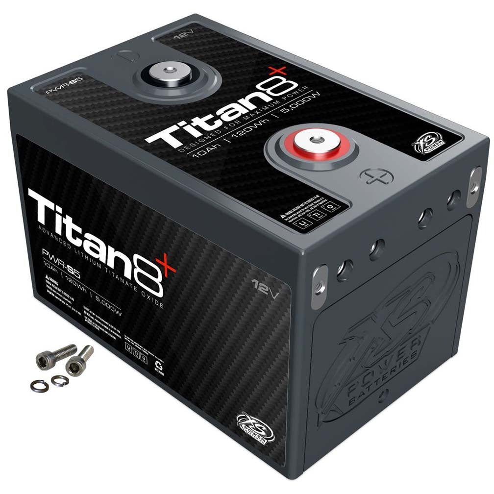 2025 XS Power Titan 8 Lithium Battery 10Ah 1000CA 5000W 12V – High Output for Multi-Voltage Systems
