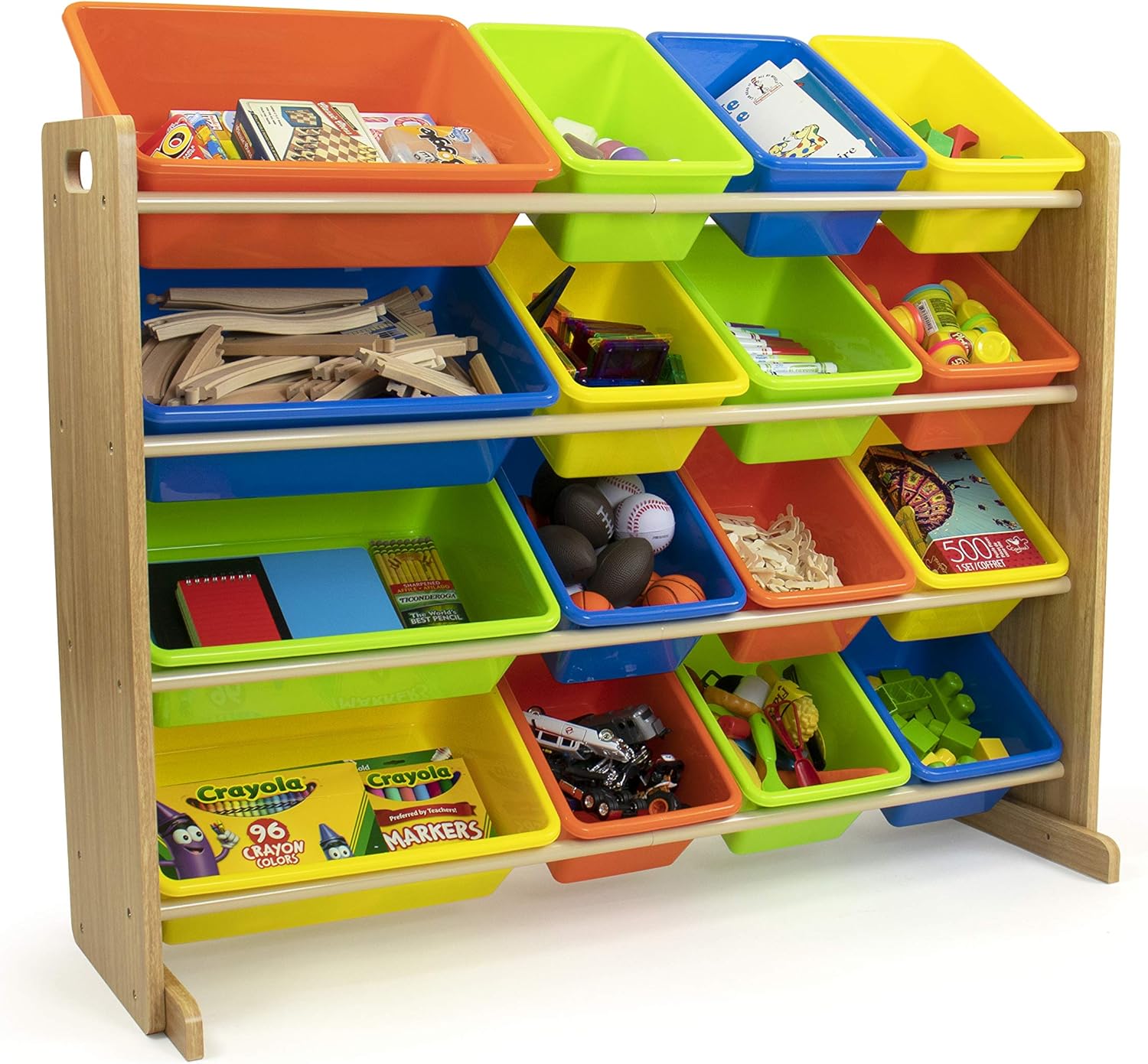 2025 Crew Kids Toy Storage Box 2 Set with 16 Bins & 12 Bins