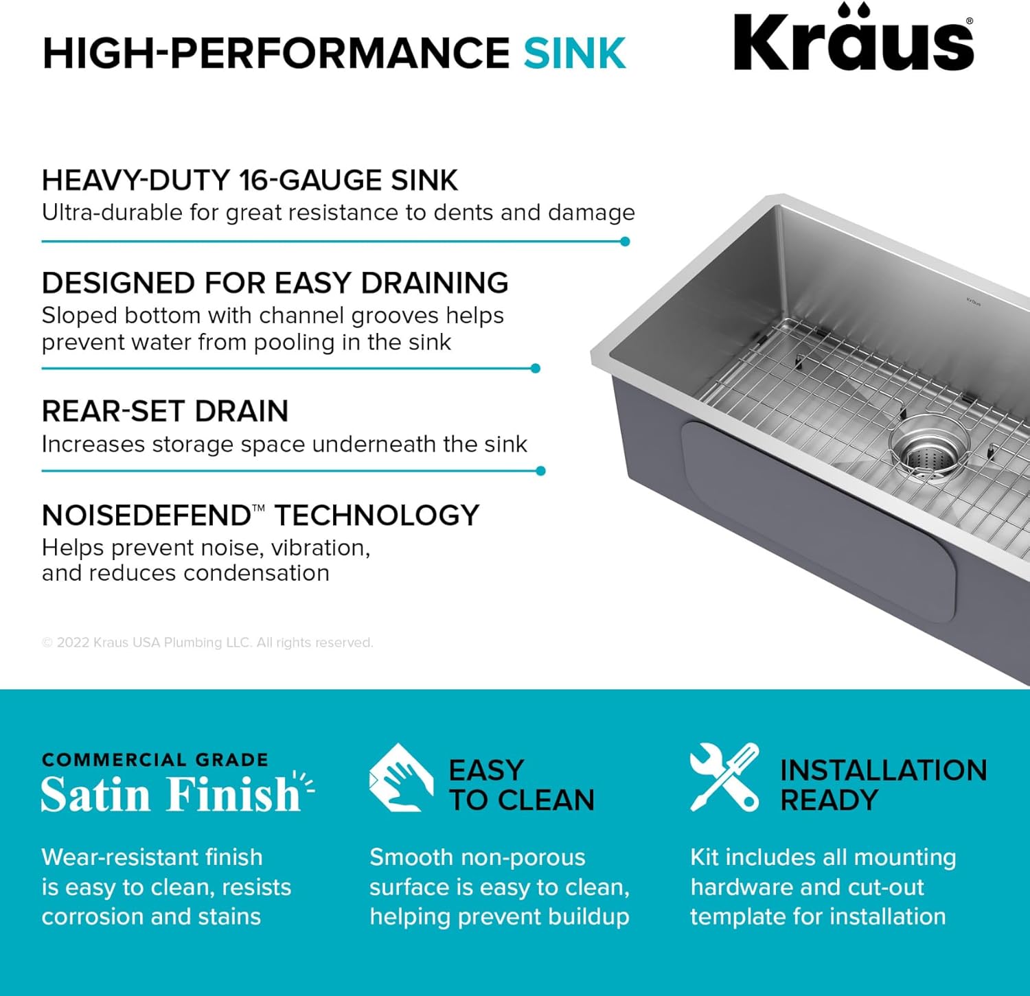 2025 Kitchen Sink 30 Inch Stainless Steel