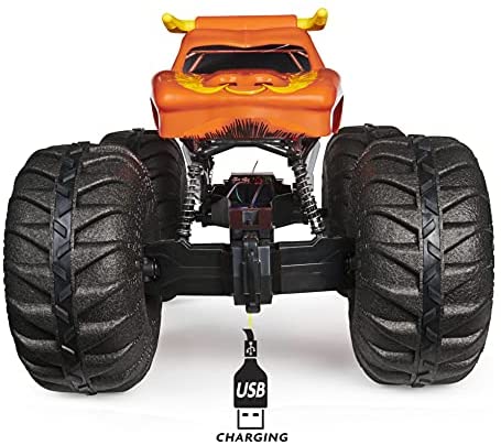 2025 Grave Digger All-Terrain RC Monster Truck with Lights, 2.4GHz Controller, 2ft Long