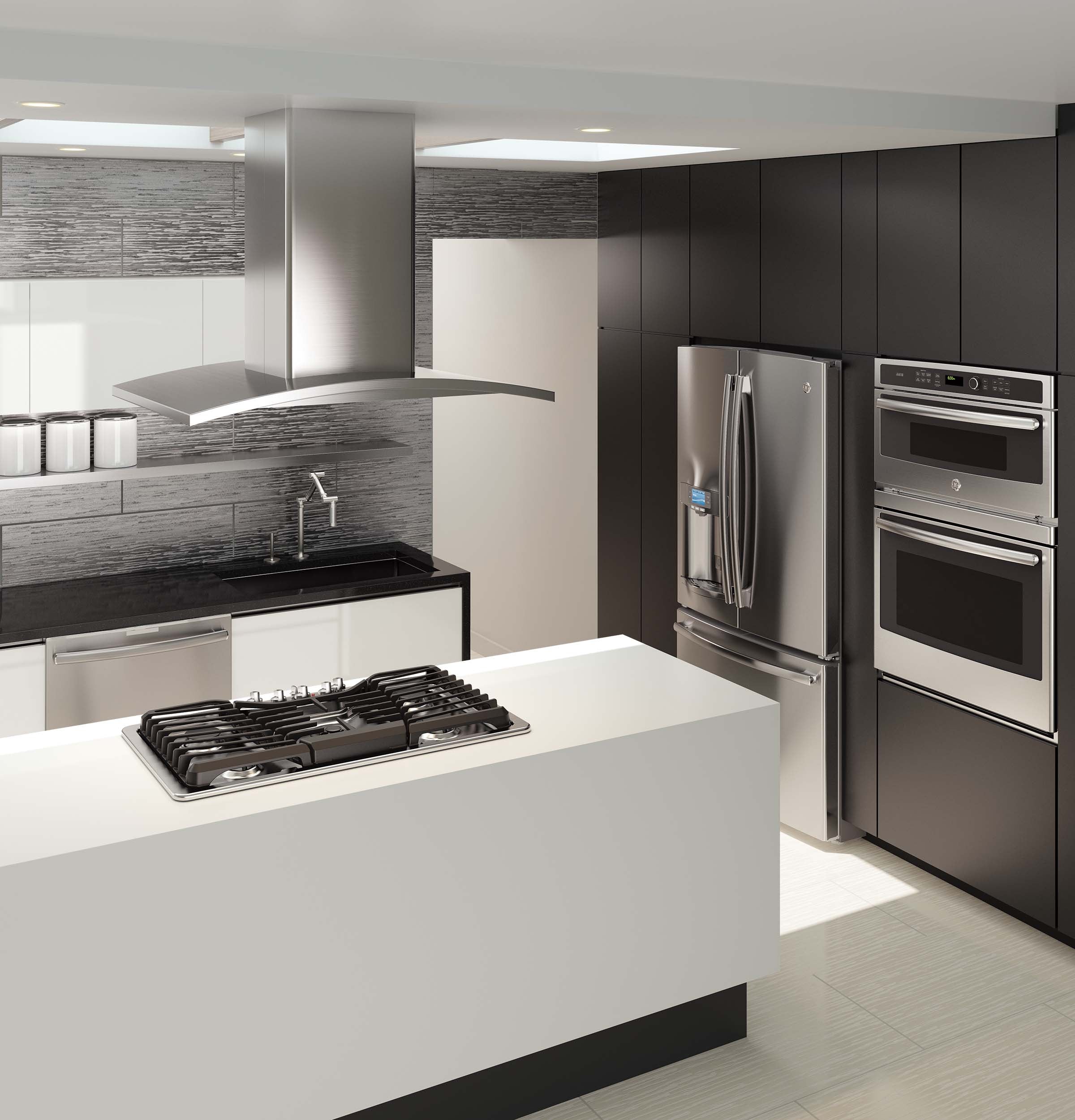 2025 Designer 36′′ Convertible Range Hood – Stainless steel