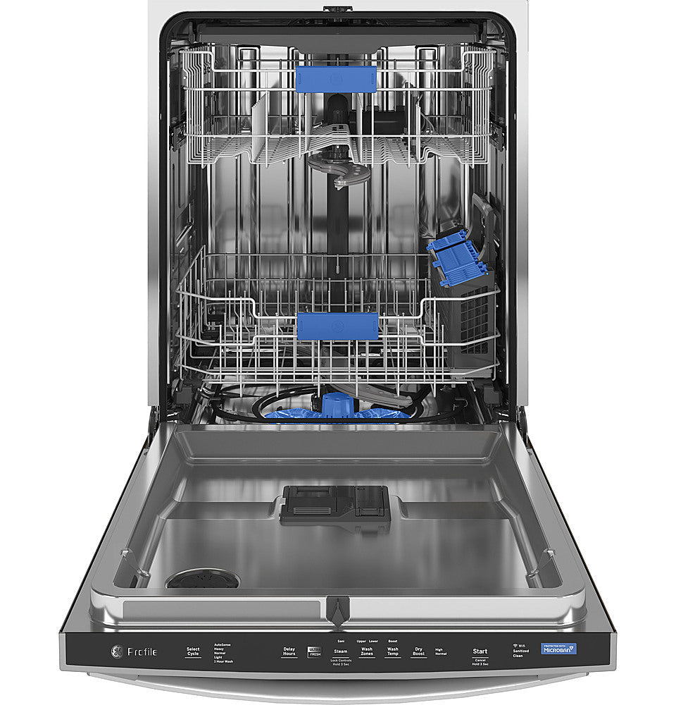 2025 Top Control Smart Built-In Stainless Steel Tub Dishwasher with 3rd Rack and Microban, 42dBA – Stainless steel