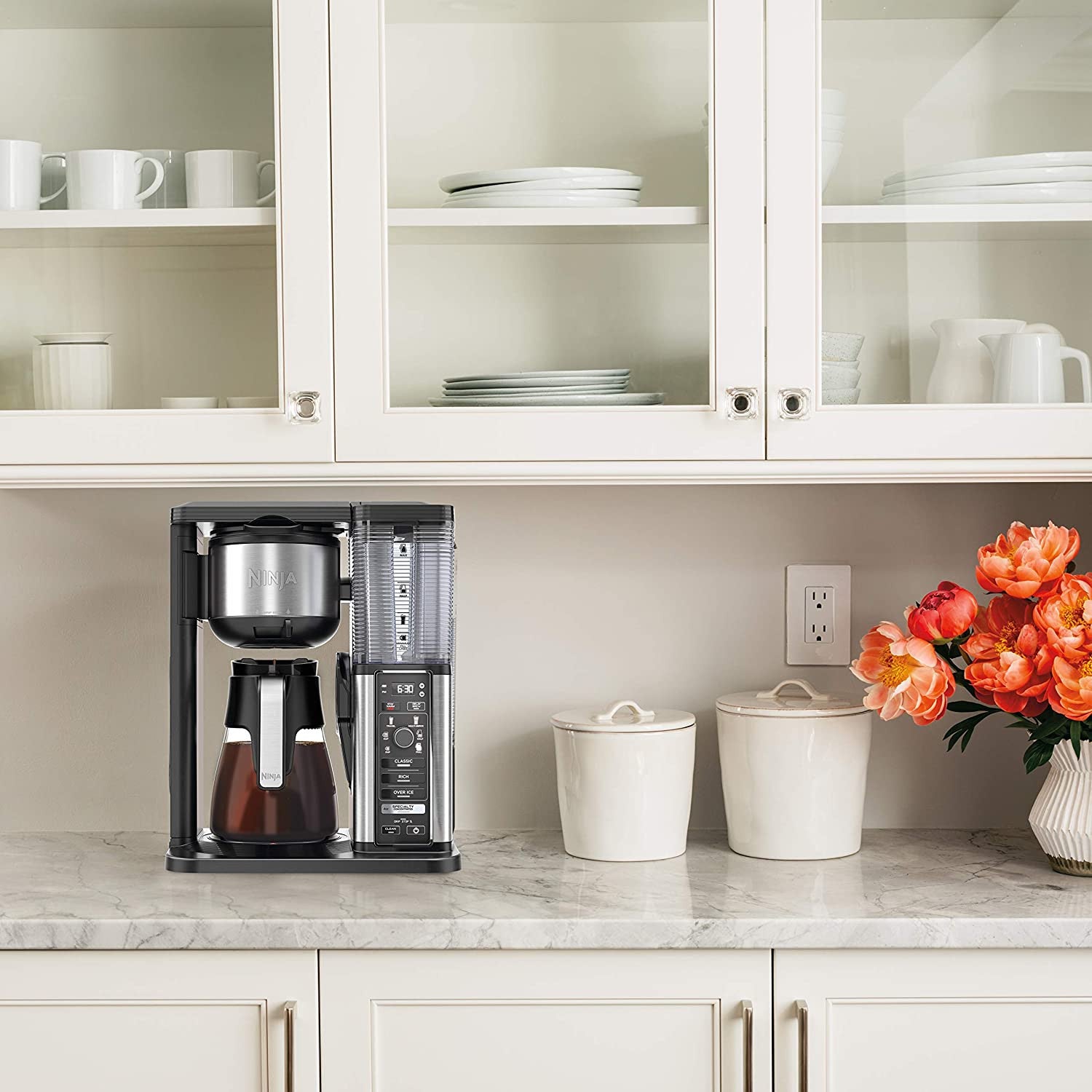 2025 Specialty Coffee Maker With 50 Oz. Glass Carafe, Black And Stainless Steel Finish