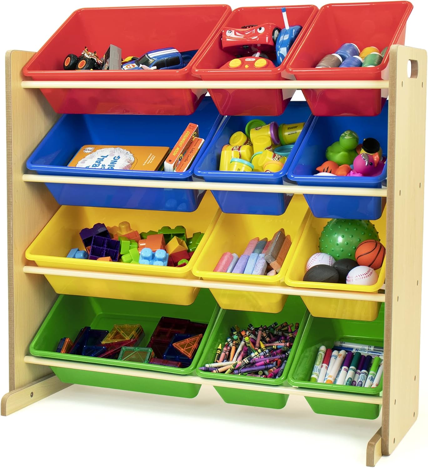 2025 Crew Kids Toy Storage Box 2 Set with 16 Bins & 12 Bins