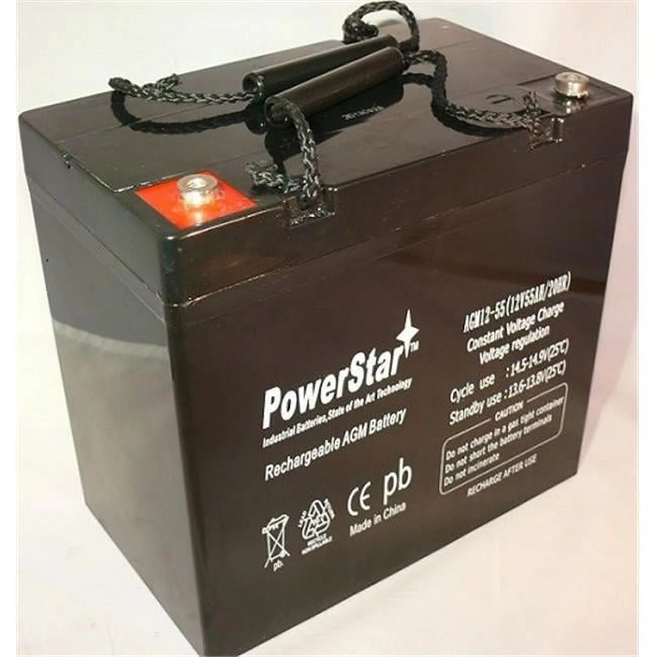 2025 12-55-202 H00255 – BLACK – 00001 Black 12 V 55Ah 1400 Watts NB – T5 High Current Battery Replaces Kinetik HC1200