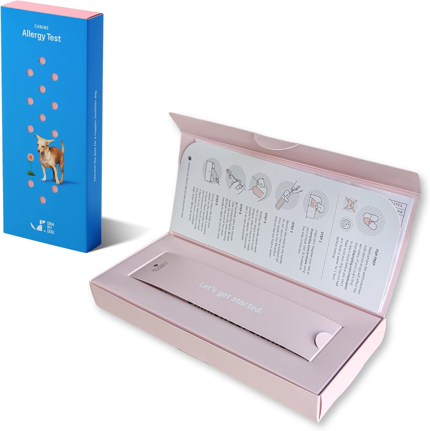 2025 Dna My Dog – Canine Allergy Test | Analysis of 120+ Allergens | Not a Fur Test, Cheek Swab | Food, Environmental and Household Items | Results in 3 Weeks | Includes Allergy Report & Recommendations