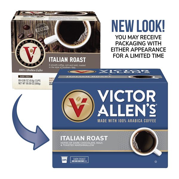 2025 Coffee Italian Roast, Dark Roast 80 Count, Single Serve Coffee Pods for Keurig K-Cup Brewers