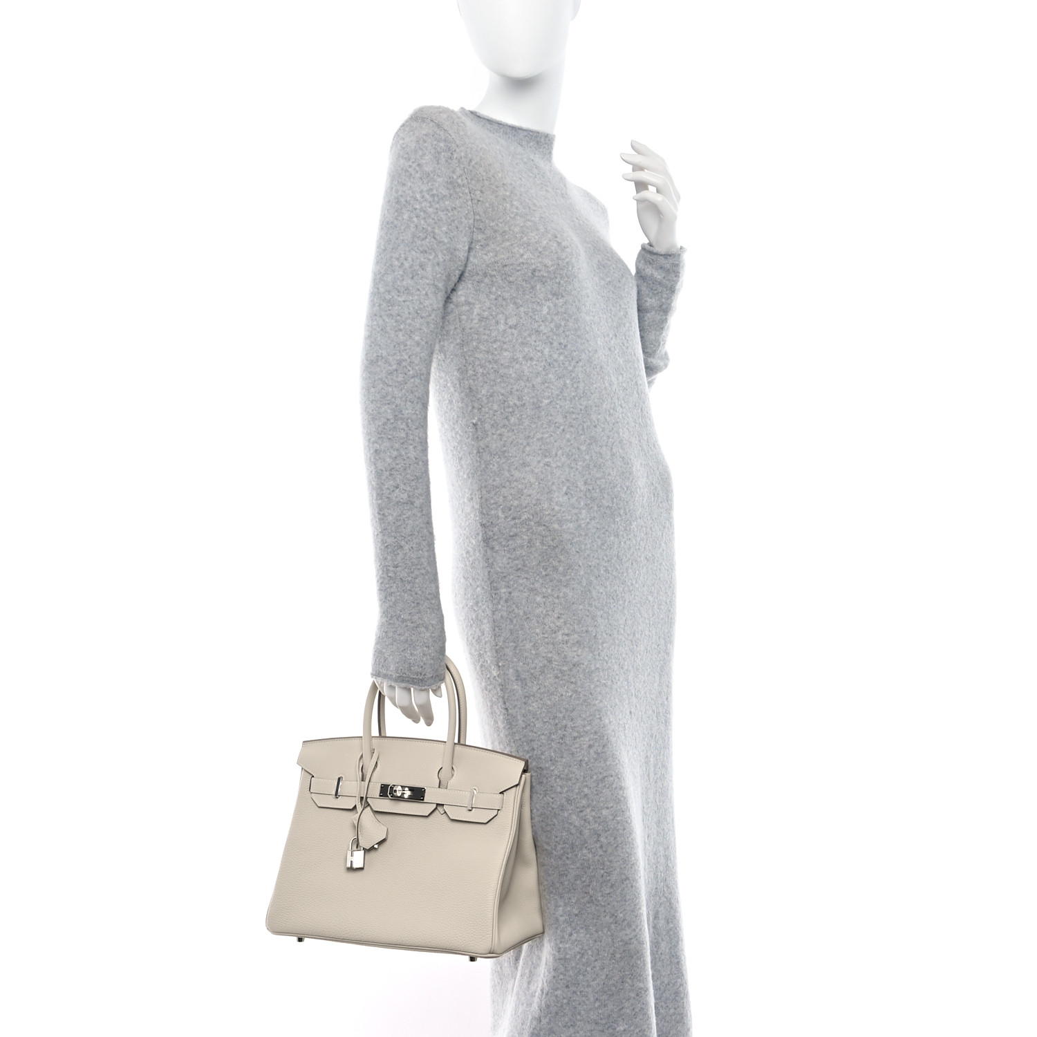 Togo Birkin 30 Craie(Silver Lock) - LuxuryEva