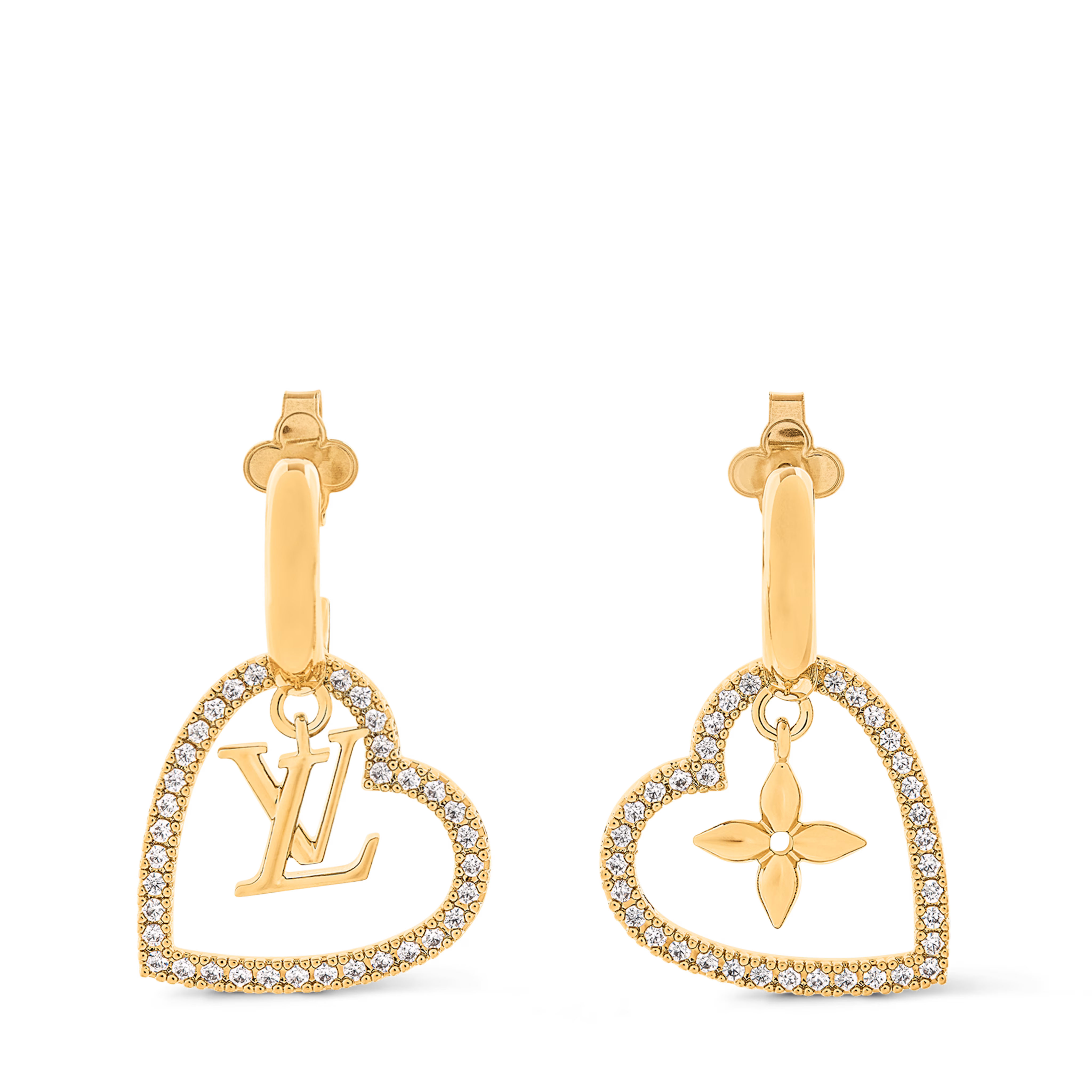 LV My LV Heart Earrings M02308 - LuxuryEva