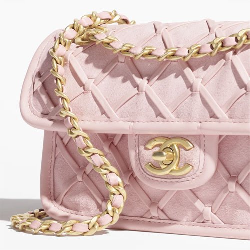 CHANEL Mini Flap Bag-Light Pink - LuxuryEva