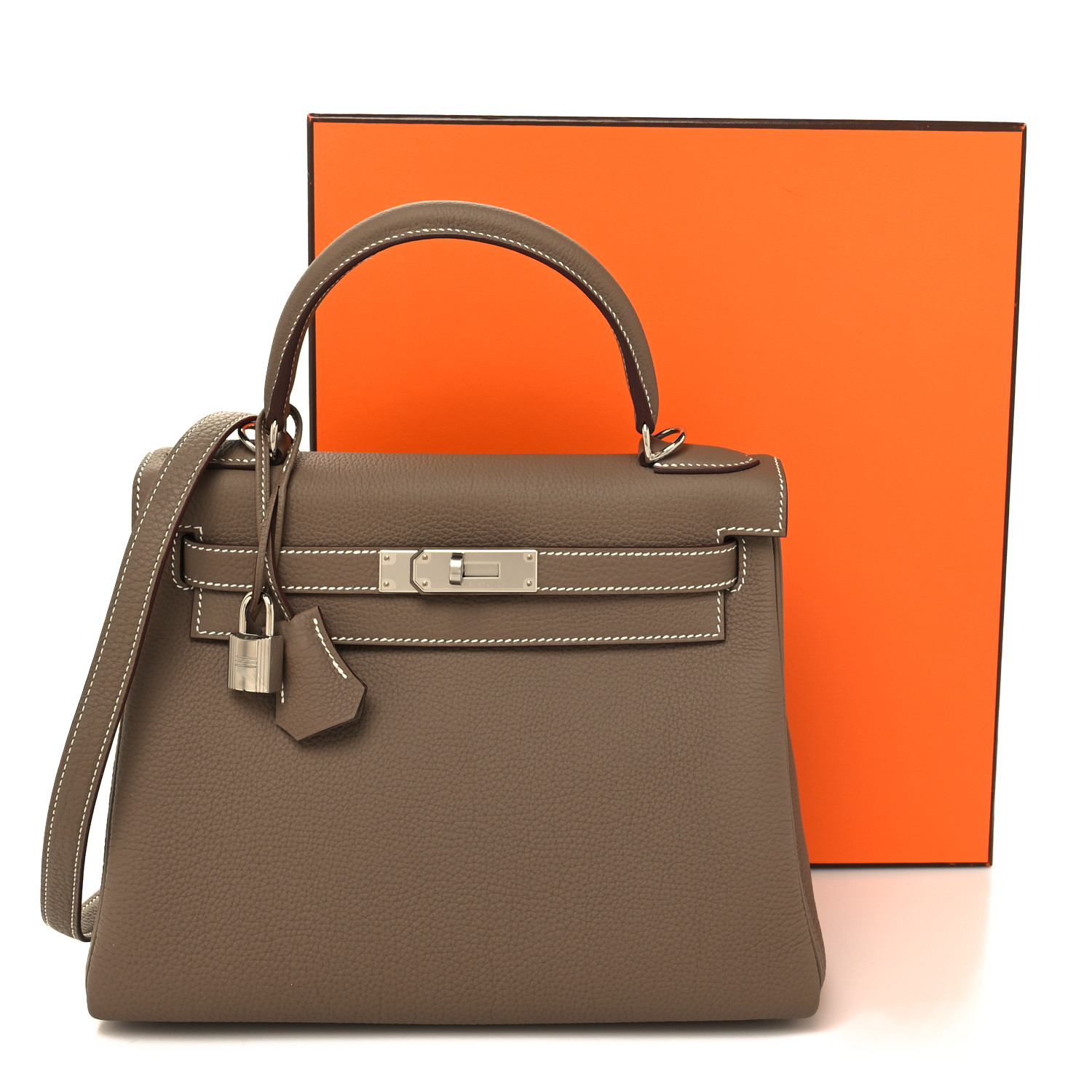 Togo Kelly Retourne 28 Etoupe - LuxuryEva