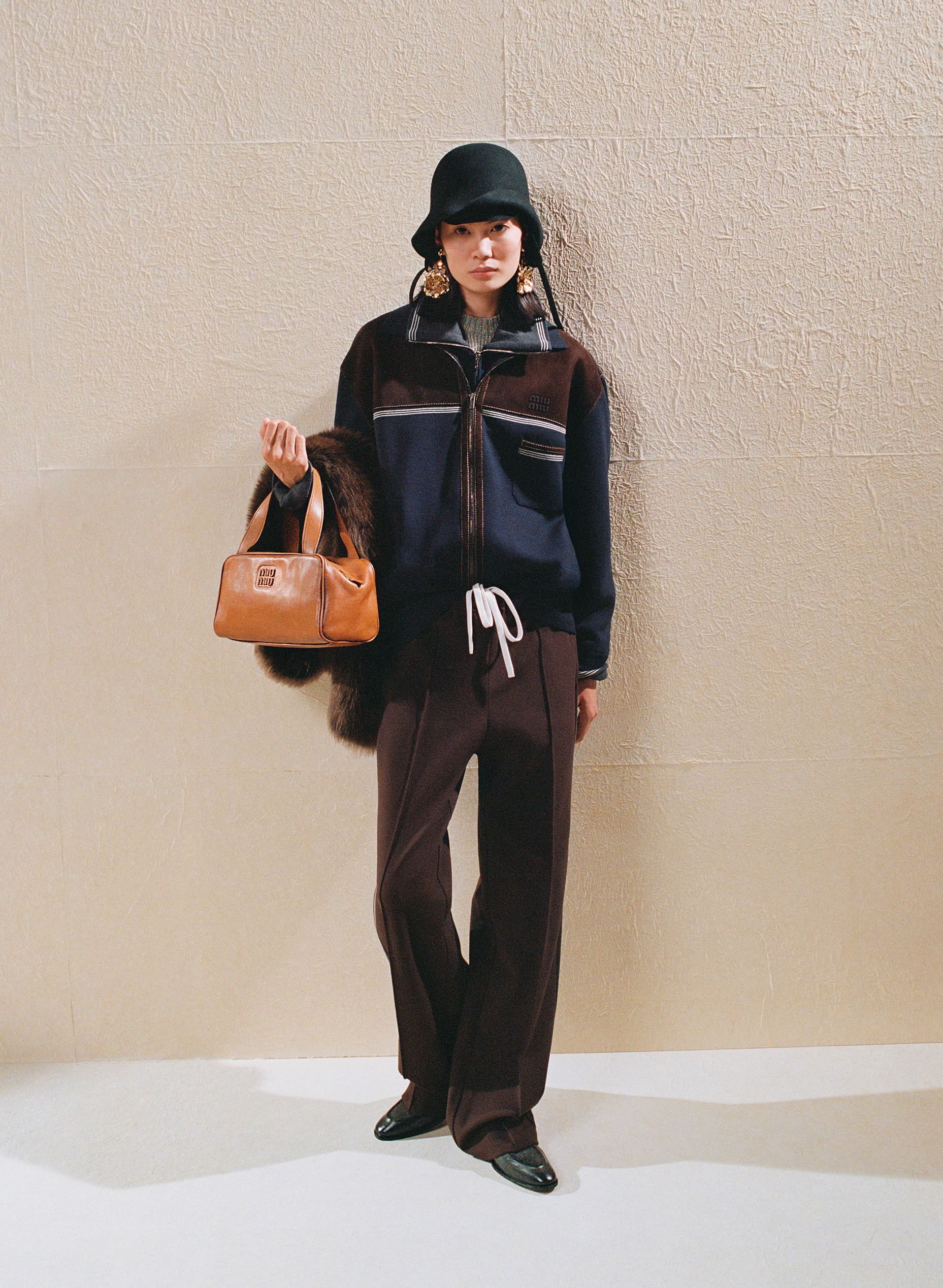 MIUMIU Leather top-handle bag - LuxuryEva