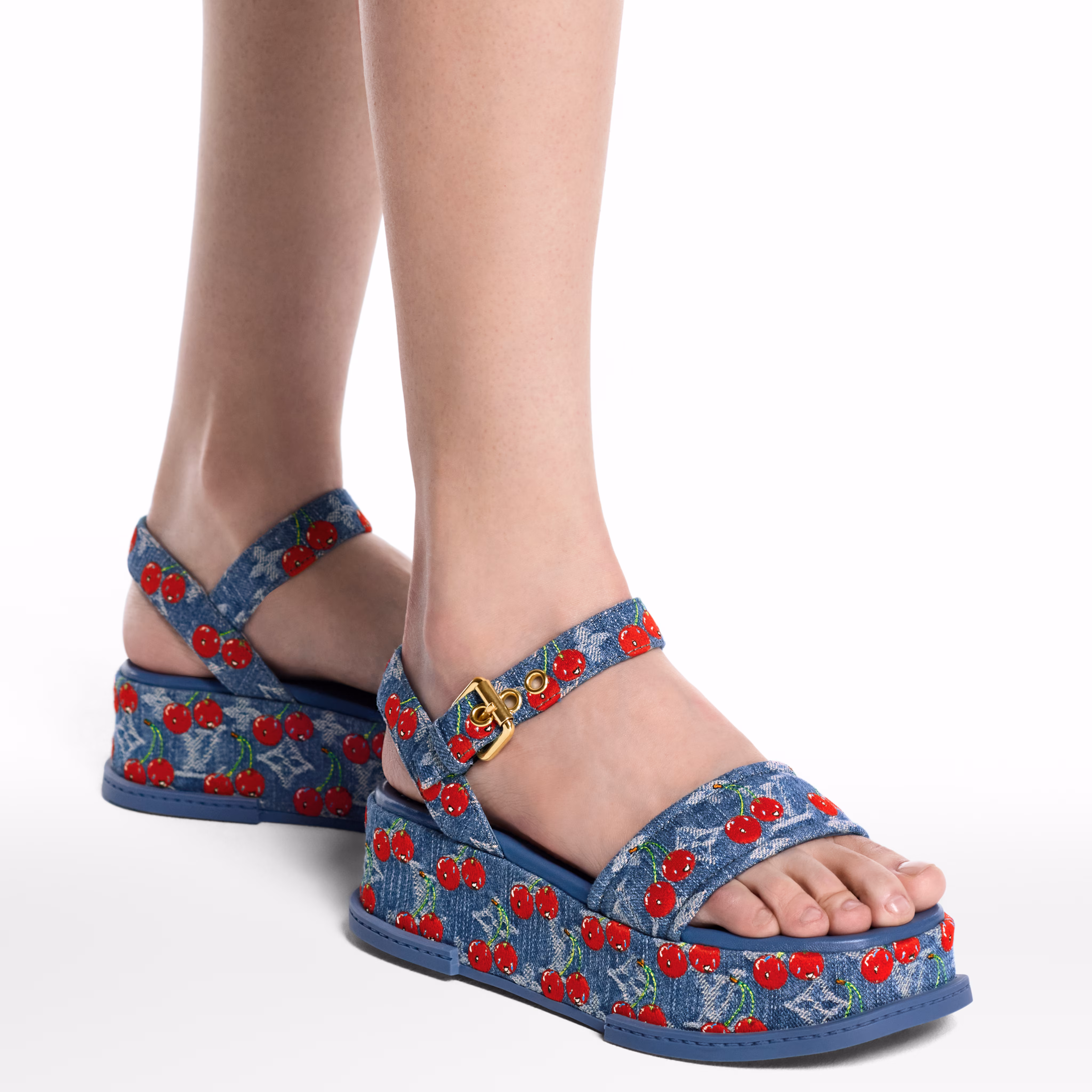 LV x TM Maya Platform Sandal 1AHNYD - LuxuryEva