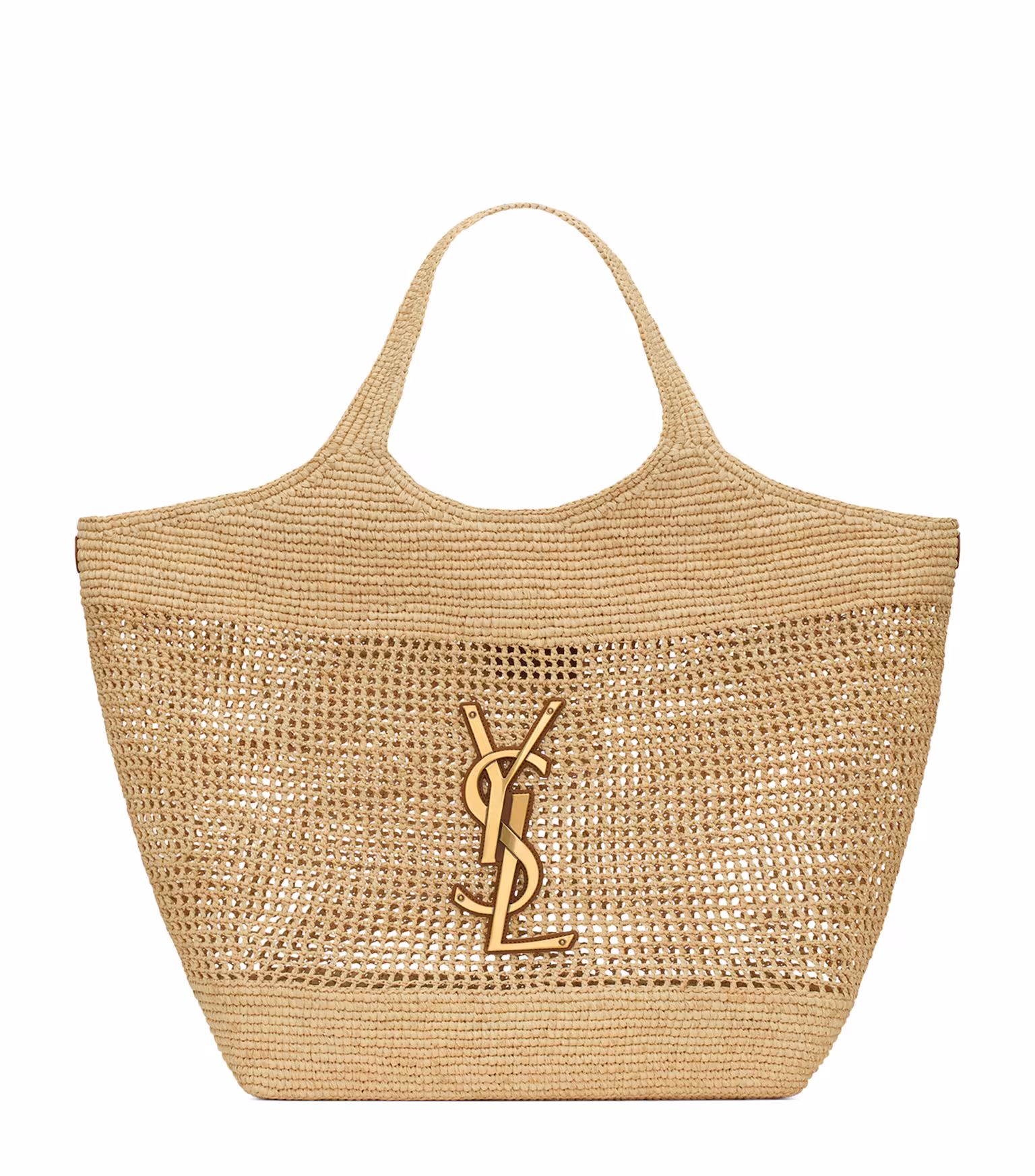 Saint Laurent Raffia Icare Tote Bag - LuxuryEva