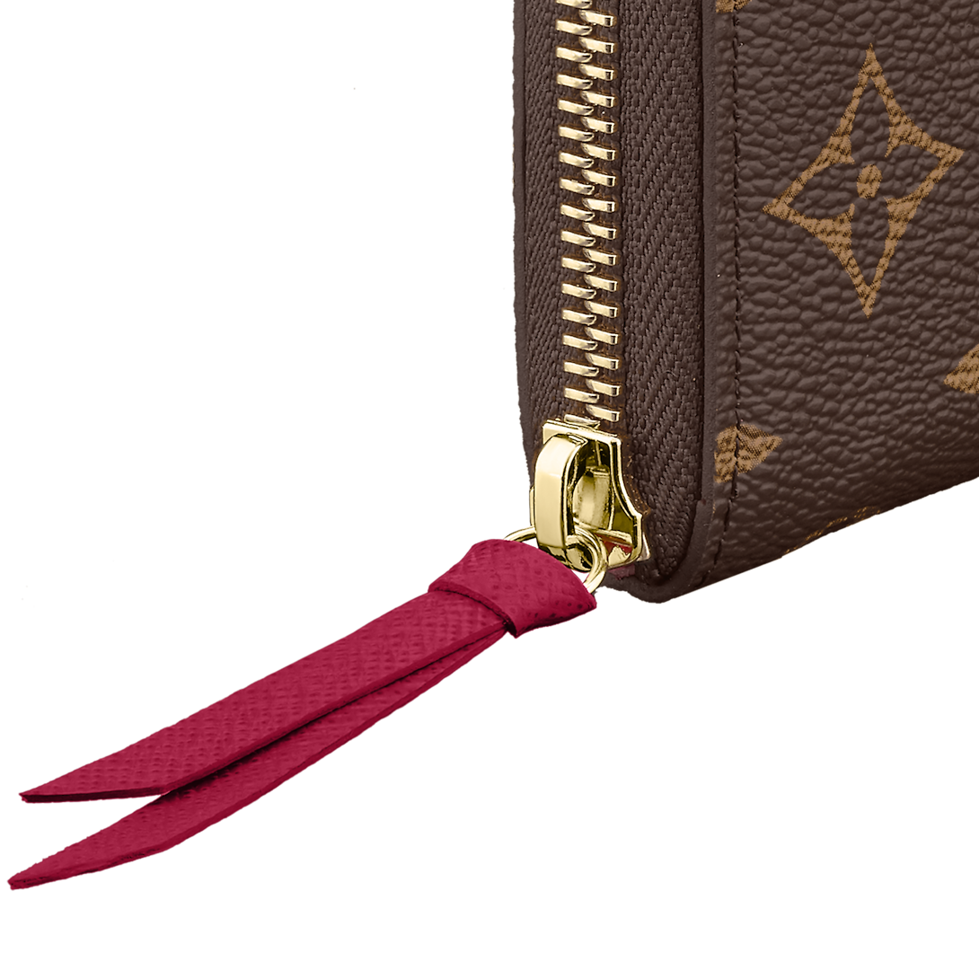 Louis Vuitton Monogram Canvas Clemence Wallet M60742 Fuchsia - LuxuryEva