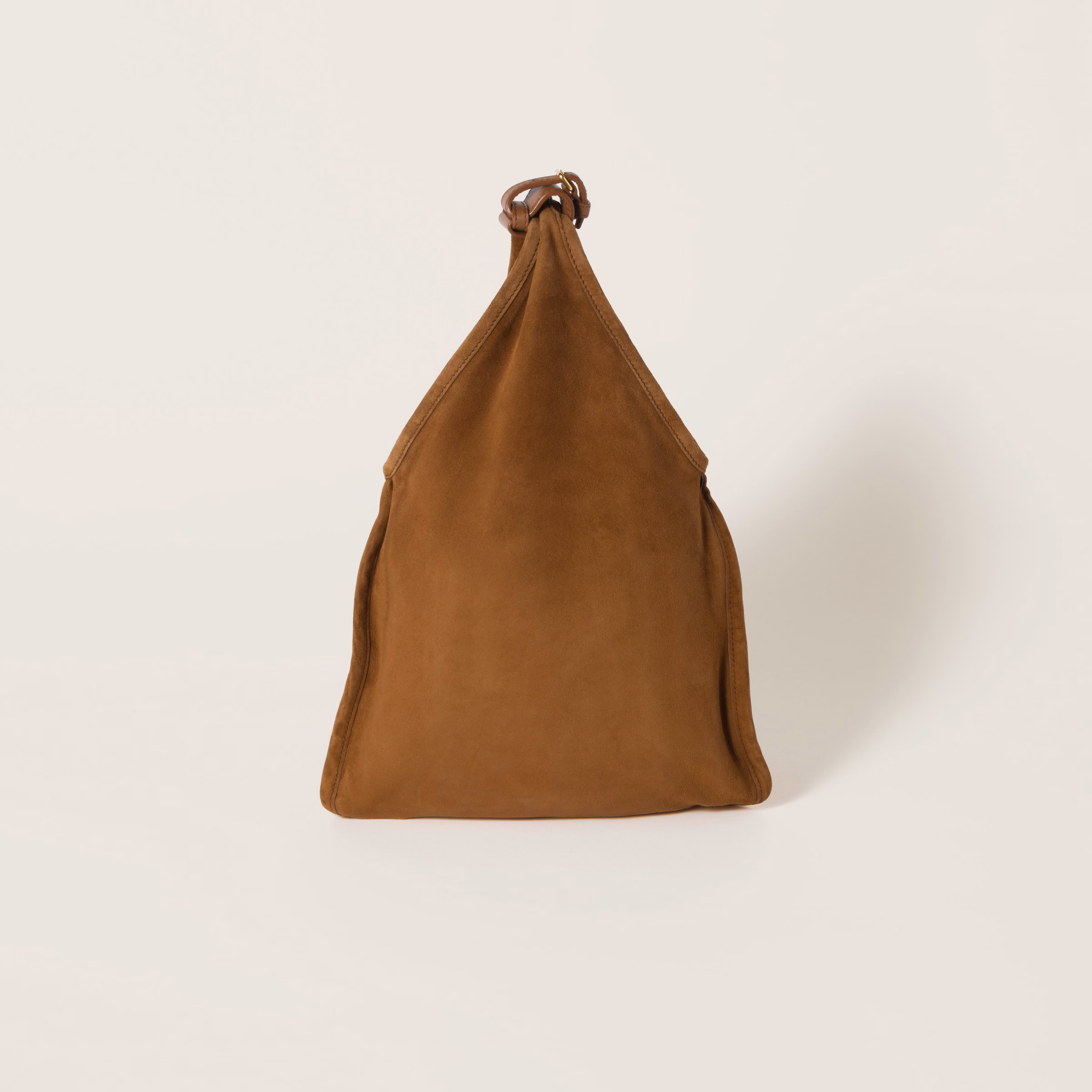 MiuMiu Suede bag with trick-Oak - LuxuryEva